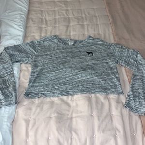 PINK by Victoria secret long sleeved crop top size large